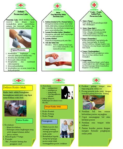 Leaflet Risiko Jatuh And Perawatan Luka Pdf