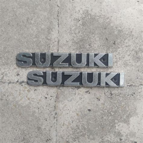 Jual Emblem Tangki Suzuki A A Gp Gt Trs Jadul Shopee Indonesia