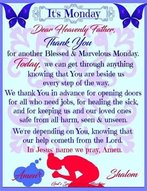 Powerful Monday Morning Prayer Images - PrayerGuidelines