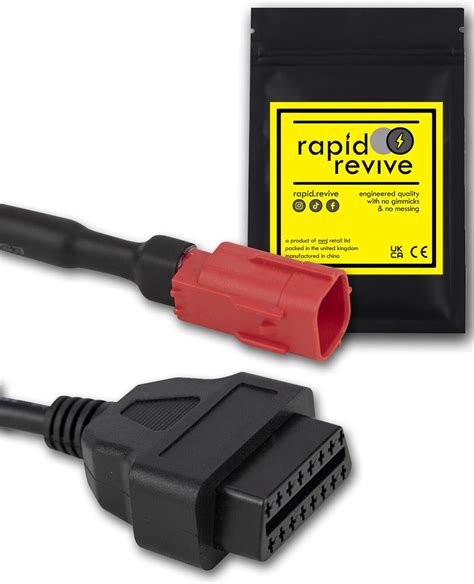 Rapid Revive Obd Pin Diagnostic Tool Cable Adapter For Honda