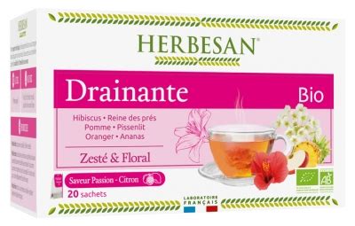 Herbesan Infusion Drainante Bio 20 Sachets