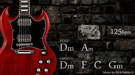 Rock Guitar Backing Track Jam D Minor YouTube