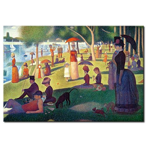 Reprodukcja obrazu Niedzielne popołudnie na wyspie Grande Jatte