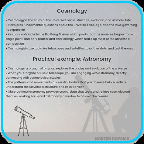 Cosmology | Universe Origins, Dark Matter & Energy