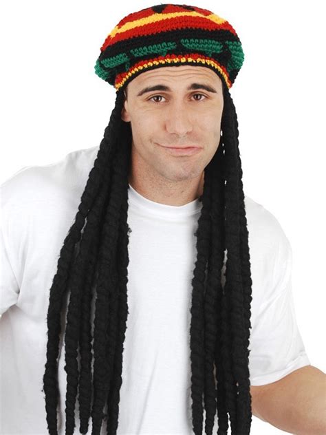 Rasta Dreadlocks Wig With Attached Beret