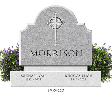 Get a headstone quote on unique double headstone designs — Brown Memorials