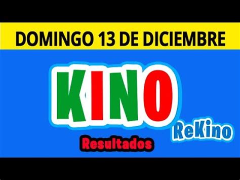 Resultado Del Kino Y Rekino Del Domingo De Diciembre Del Youtube