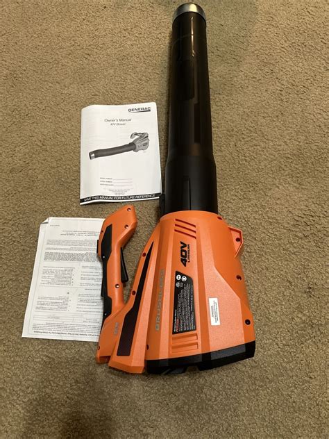 Generac 40v 480 Cfm Leaf Blower With Turbo Mode Tool Only Ebay