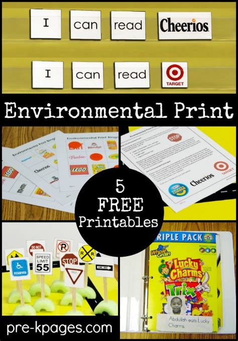 5 Free Environmental Print Printables Activities