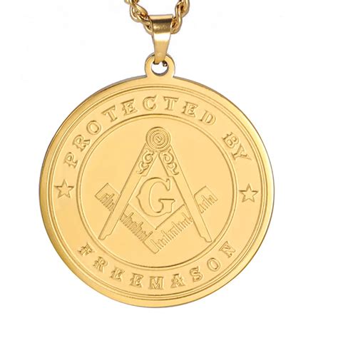 Freemason Masonic Pendant Necklace Masonic Jewelry Necklaces