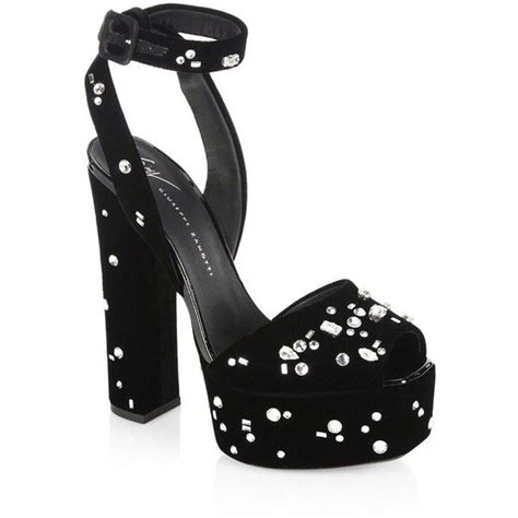 Giuseppe Zanotti Lavinia Swarovski Crystal Platform Sandals