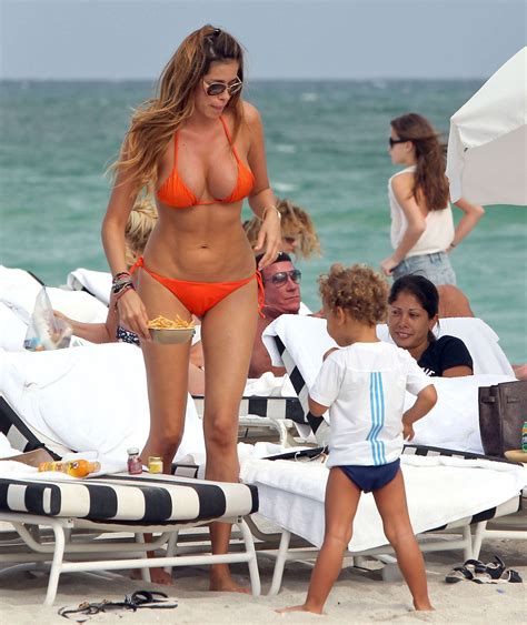 Aida Yespica Orange Bikini At The Beach In Miami The Best Porn