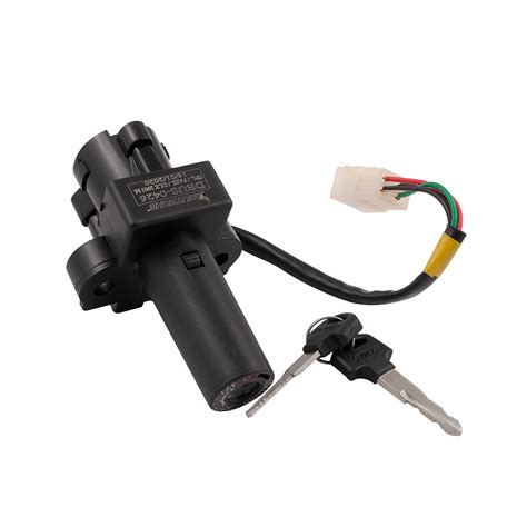 Deutsche Ignition Cum Steering Lock For Hero Splendor 4 Wires