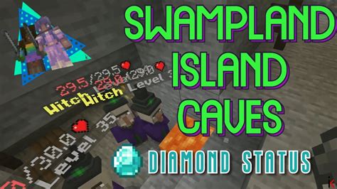 Swampland Island Caves Cubecraft Skyblock Minecraft Ep Youtube