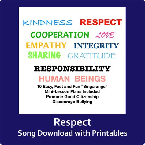 Respect Song Download with Printables: Songs for Teaching® Educational ...