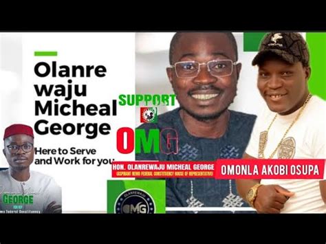 Another Track For Hon Olarewaju Michael George Incoming House Of