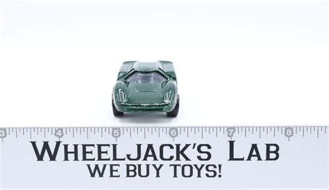 Lola GT70 Dark Green 1969 Redline Hot Wheels Mattel Vintage RL Wheeljack S Lab
