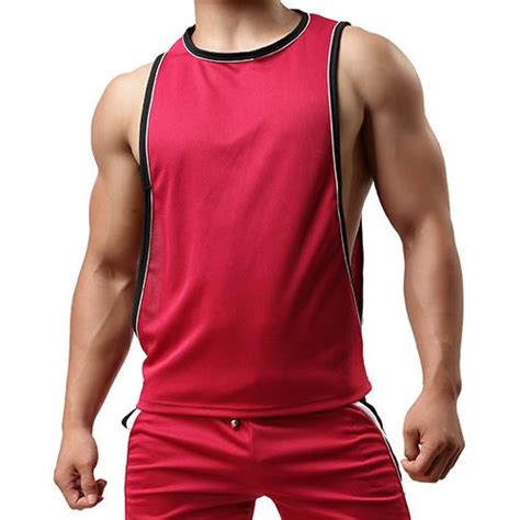 Bodybuilding Low Cut Side Arm Holes Tank Tops For Men Fitness Wanahavit Wanahavit