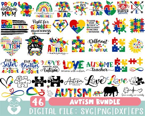 Autism Svg Bundle Autism Awareness Svg Autism Quote Svg Au Some Svg