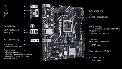 Asus Prime H M E Soc H Ddr Matx M D Sub Hdmi Dp Asbis Cz