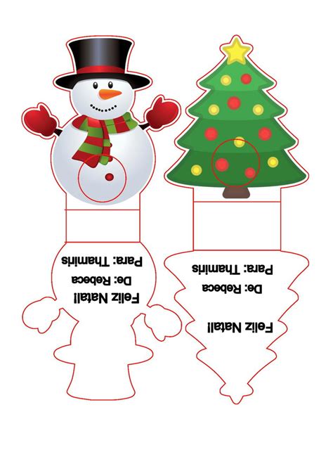 Molde Porta Bombom Arvore De Natal Para Imprimir - Molde Porta Bombom Arvore De Natal Para Imprimir - BRAINCP