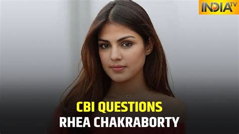 Ssr Case Cbi Quizzes Rhea Chakraborty Actress Reveals Her Relationship With Late Bwood Actor