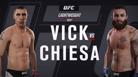 Ea Sports Ufc James Vick Vs Michael Chiesa Gameplay Hd