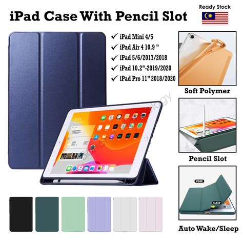 Magnetic Ipad Case With Pencil Holder Ipad Mini Air Ipad