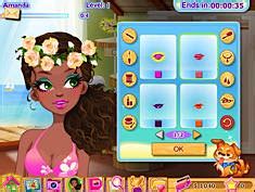 SHOPAHOLIC BEACH MODELS online game | POMU Games