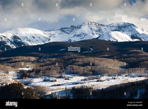 United States Colorado Telluride Mountain Village Ski Area Elevated