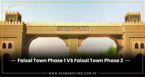 Faisal Town Phase Vs Faisal Town Phase Comparison