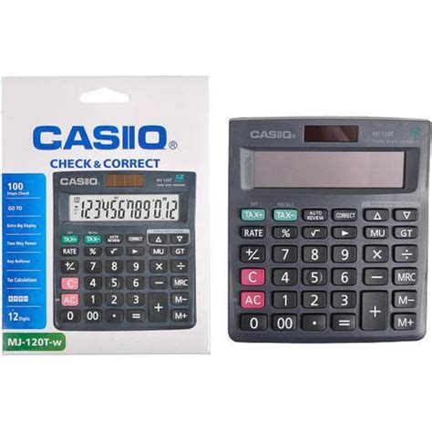 Купить Калькулятор 12р Casio MJ-120T-w 94250, цена 138.20 грн — Prom.ua ...