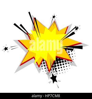 Sch Ma D Explosion De La Bande Dessin E Vector Illustration Art