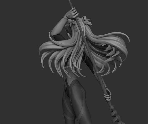 Asuka Langley Evangelion 3d Model 3d Printable Cgtrader