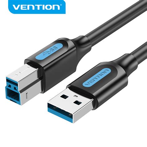 Vention USB 3.0 AM / BM - 1.5M Black - COOBG - English | Dekada.com