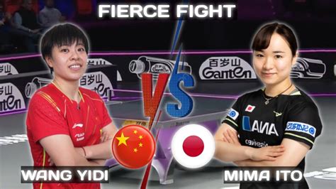 Match Wang Yidi Vs Mima Ito WTT Champions Frankfurt 2023 YouTube