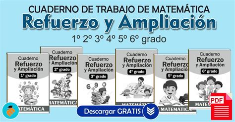 Refuerzo Y Ampliaci N Matem Tica Cuaderno De Trabajo Todos Los Grados