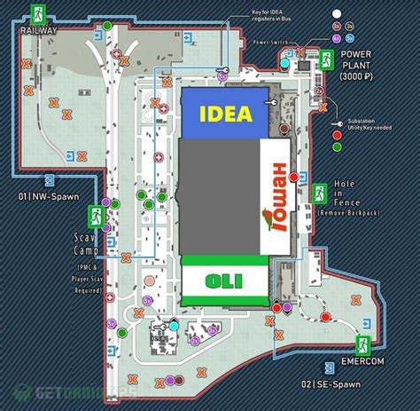 Escape from Tarkov Interchange Map Guide