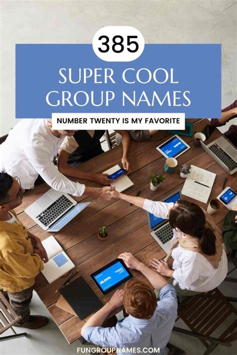 385 Cool Group Names For Everyone!