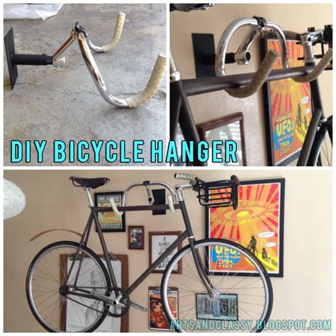 DIY Creative Bicycle Hanger Simple Storage Solution | Bicycle hanger ...