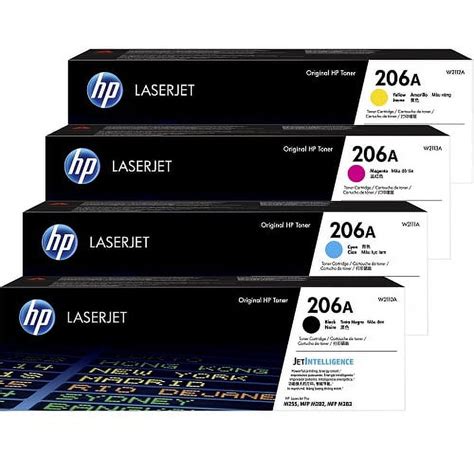 HP 206A / 206X Original Color LaserJet Toner Cartridge — Yellow, High Yield (X) (2PK-CONTRACT) (W2110-YL-HY-2PK-CONTRACT)