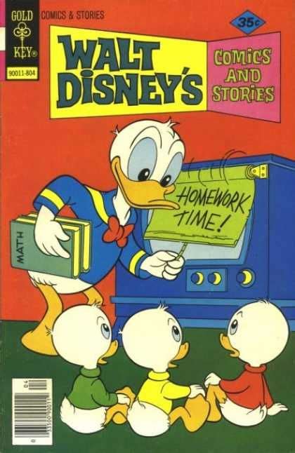 Donald Duck Gold Key Math Books Homework Time Comics And