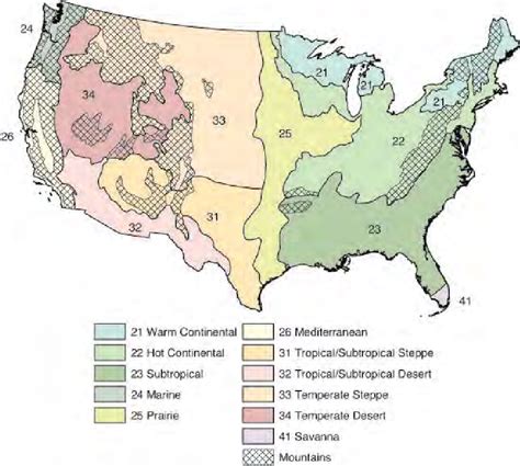 Approximate Boundaries Of Ecoregion Divisions Conterminous United Download Scientific Diagram