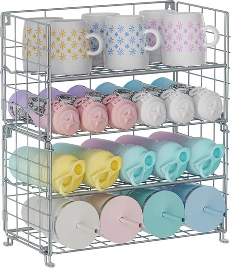 Amazon Water Bottle Organizer Stackable Water Bottle Organizer For