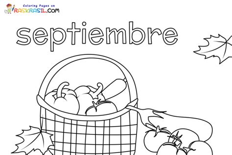 Dibujos De Septiembre Para Colorear