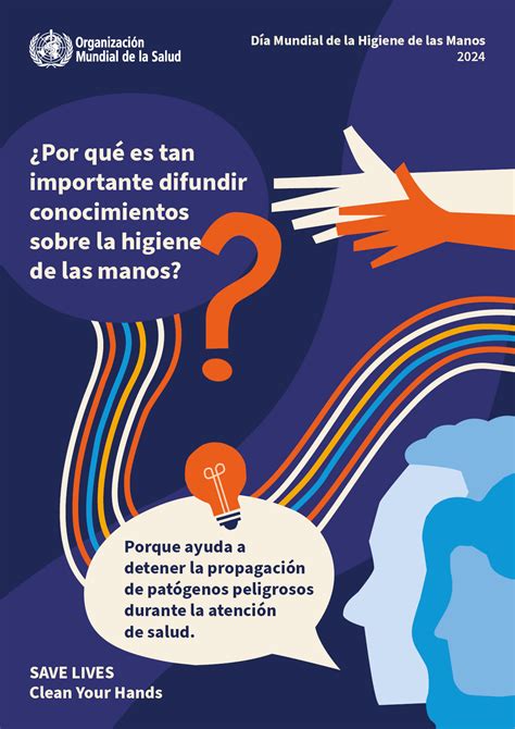 Cartel Principal De La Campaña Para El Día Mundial De La Higiene De Las Manos 2024