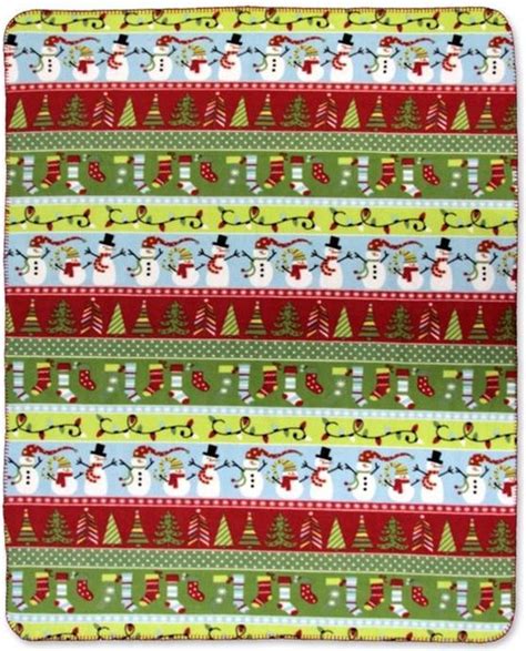 Fleece Plaid 130 X 160 Cm Kerst Kerstmis Christmas Noël