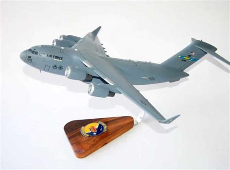 3rd Airlift Squadron C 17a Model 1116th Scale Mahogany Cargo