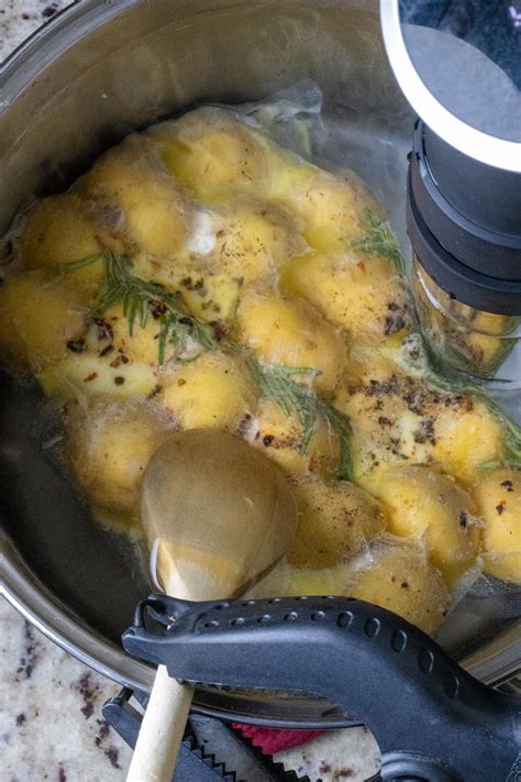 Sous Vide Potatoes with Rosemary and Garlic | Holmes Cooks