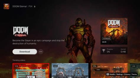 Doom Eternals Free Ps5 And Xbox Series Xs Upgrade Is Now Available